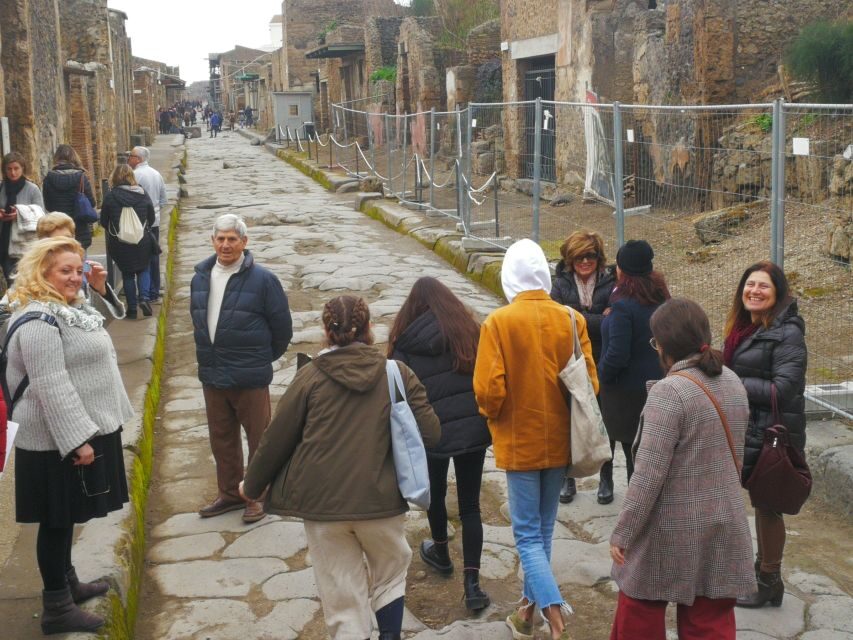 From Naples/Salerno : Positano , Pompeii & Sorrento Day Tour - The Scenic Road Stops Above Naples to Positano