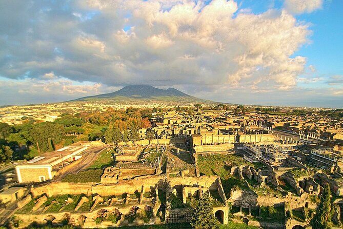 Pompeii Archaeological Area Entrance Ticket - Piazza Esedra Highlights: Forum Baths, Houses, Thermopolium, and Fullonica Stephanus