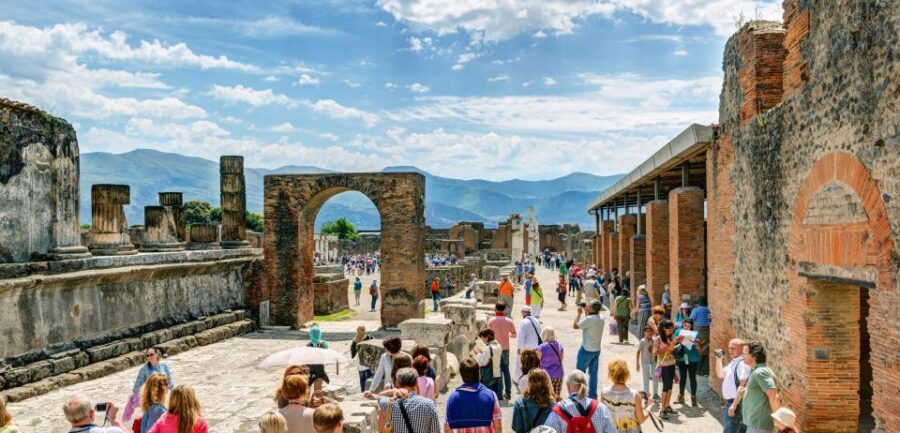 Sorrento: Pompeii & Herculaneum Day Trip Entry and Lunch - Pompeii: Forum, Amphitheatre, Temples, and the City Fabric